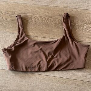 Madewell Chocolate Brown Sport Bra